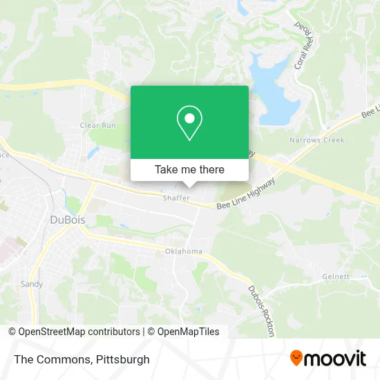 The Commons map