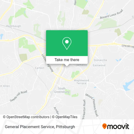 General Placement Service map