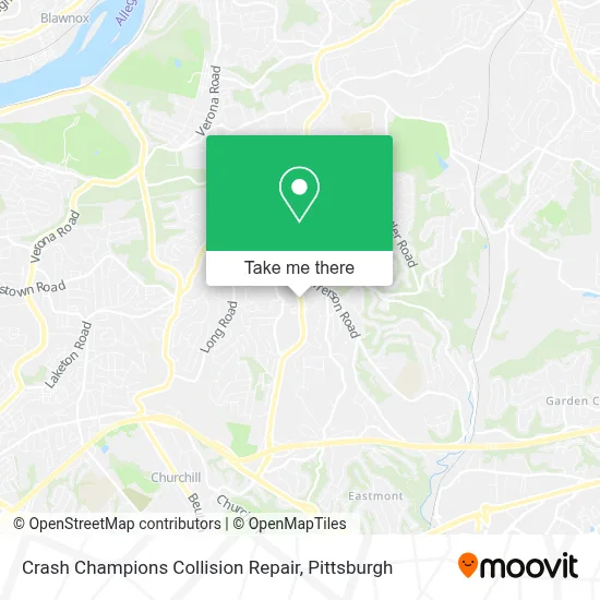 Crash Champions Collision Repair map