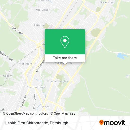 Health First Chiropractic map