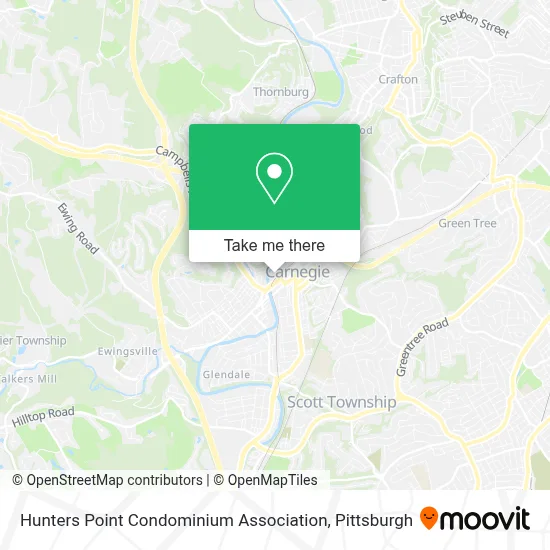 Hunters Point Condominium Association map