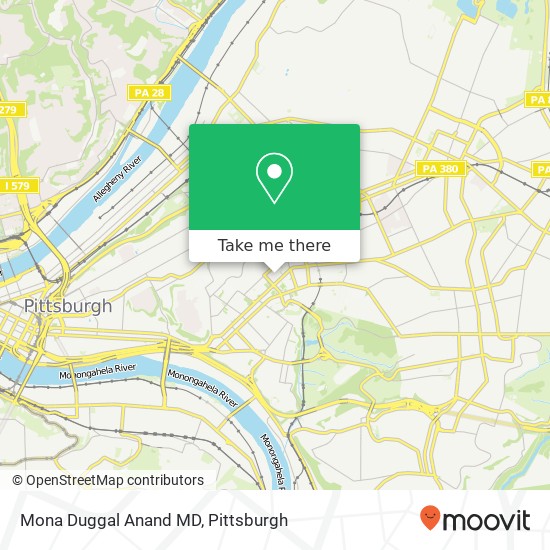 Mona Duggal Anand MD map