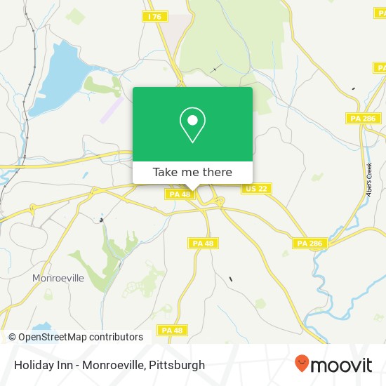 Mapa de Holiday Inn - Monroeville