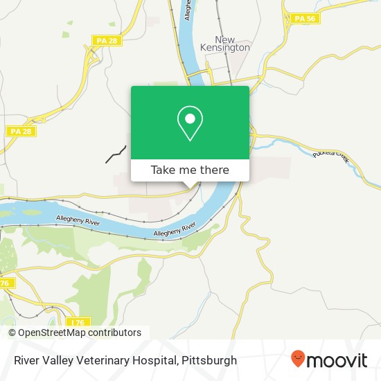 River Valley Veterinary Hospital map