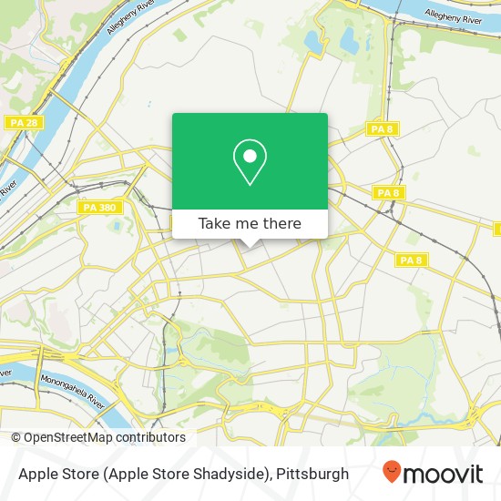 Apple Store (Apple Store Shadyside) map