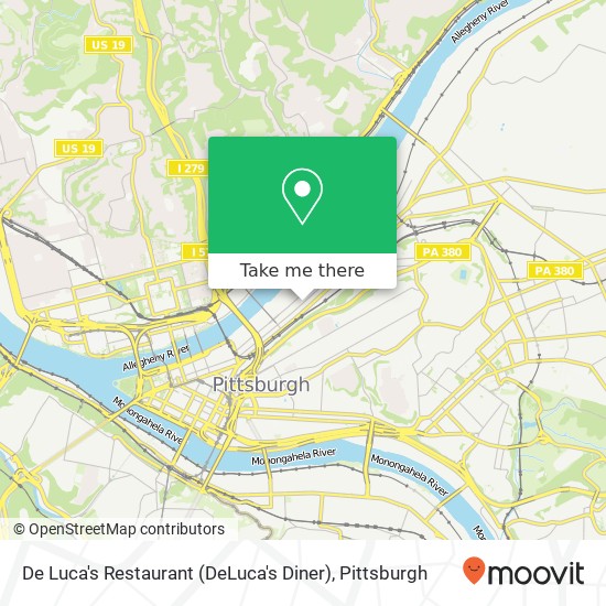 De Luca's Restaurant (DeLuca's Diner) map