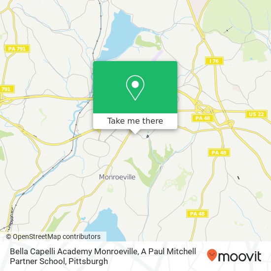 Bella Capelli Academy Monroeville, A Paul Mitchell Partner School map