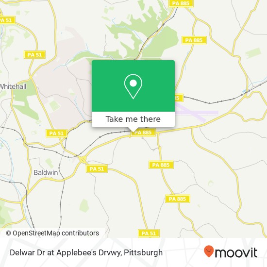 Delwar Dr at Applebee's Drvwy map