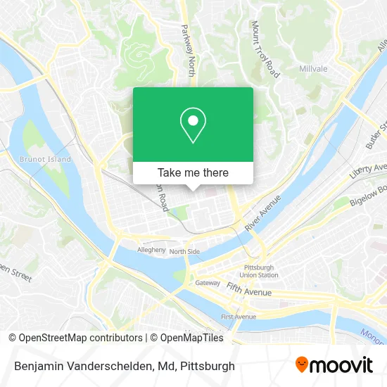 Benjamin Vanderschelden, Md map