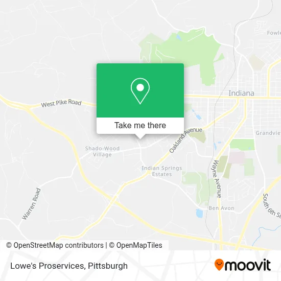 Lowe's Proservices map