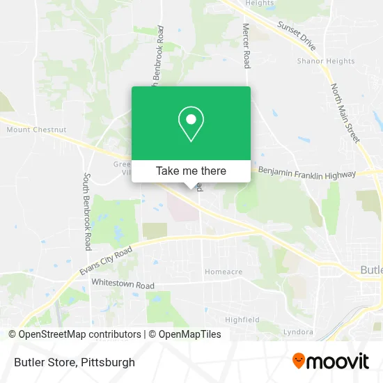 Butler Store map
