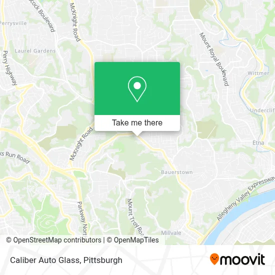 Caliber Auto Glass map
