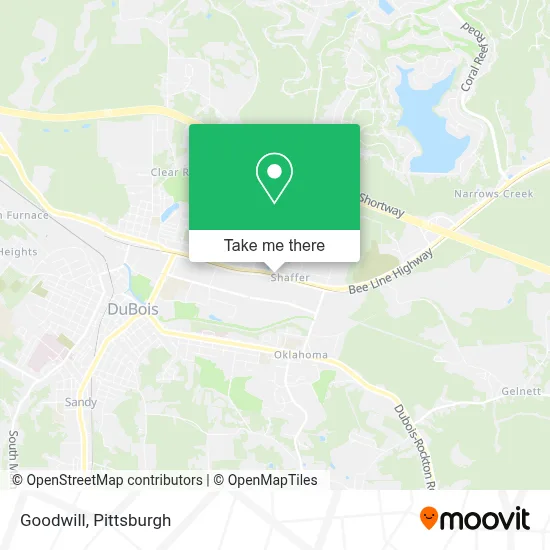 Goodwill map