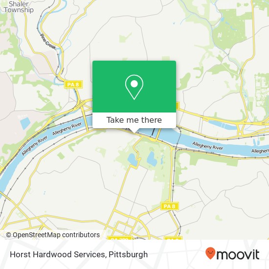 Horst Hardwood Services map