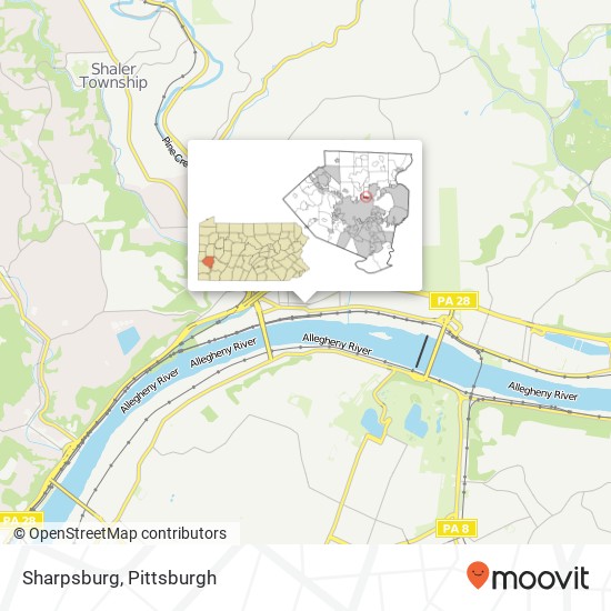 Sharpsburg map