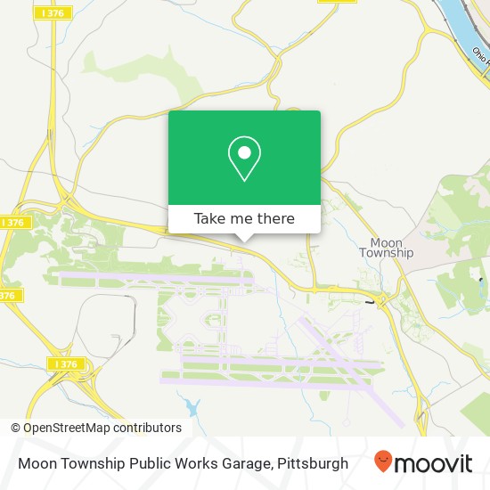 Moon Township Public Works Garage map