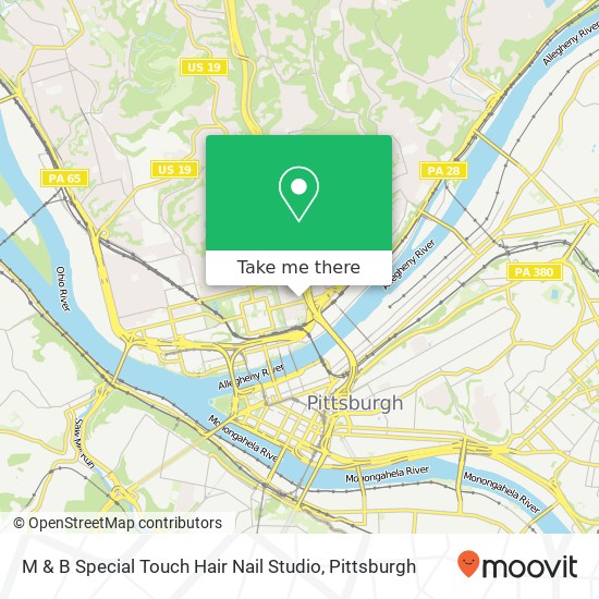 M & B Special Touch Hair Nail Studio map