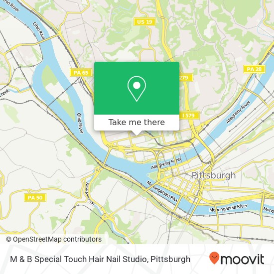 M & B Special Touch Hair Nail Studio map