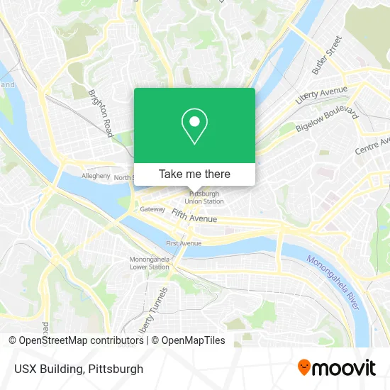 USX Building map