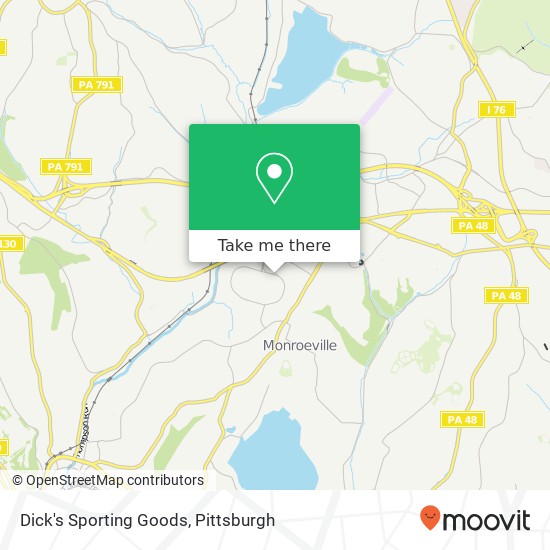 Mapa de Dick's Sporting Goods