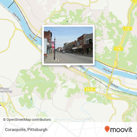 Coraopolis map