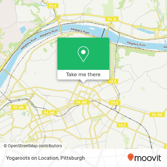 Yogaroots on Location map