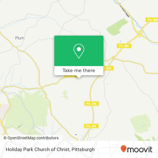 Holiday Park Church of Christ map