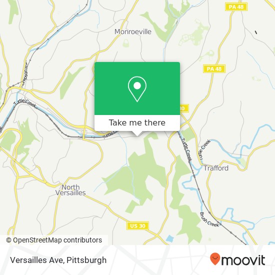 Mapa de Versailles Ave