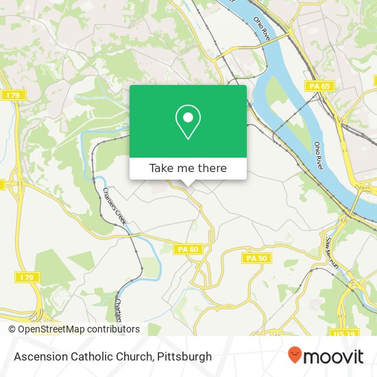 Mapa de Ascension Catholic Church