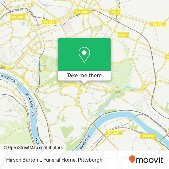 Hirsch Burton L Funeral Home map