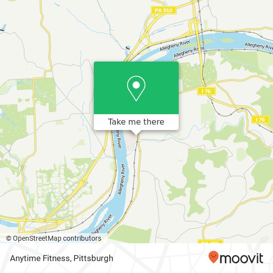 Anytime Fitness map