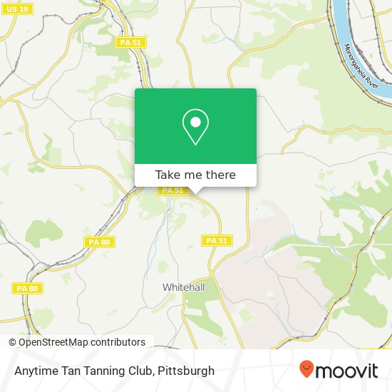 Anytime Tan Tanning Club map