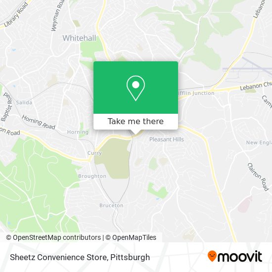 Sheetz Convenience Store map