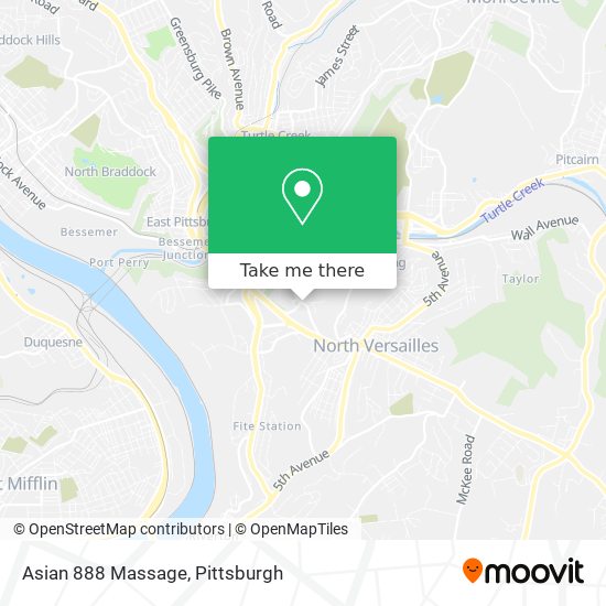 Asian 888 Massage map