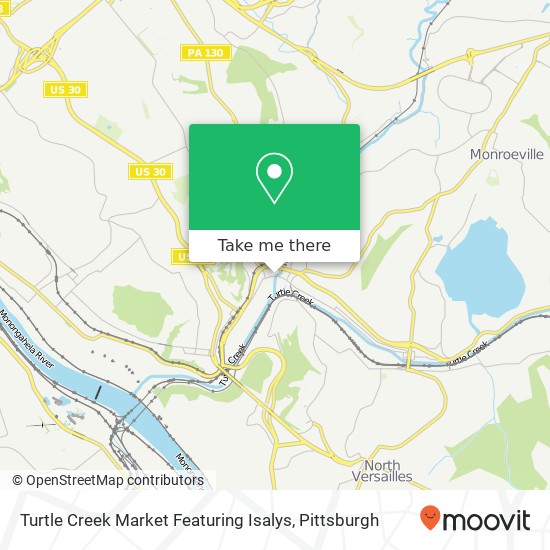 Mapa de Turtle Creek Market Featuring Isalys