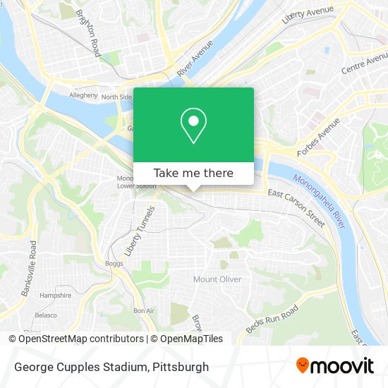 George Cupples Stadium map