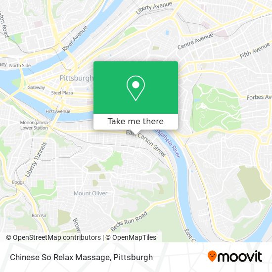 Chinese So Relax Massage map