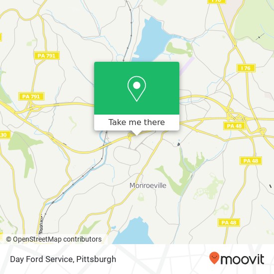 Day Ford Service map