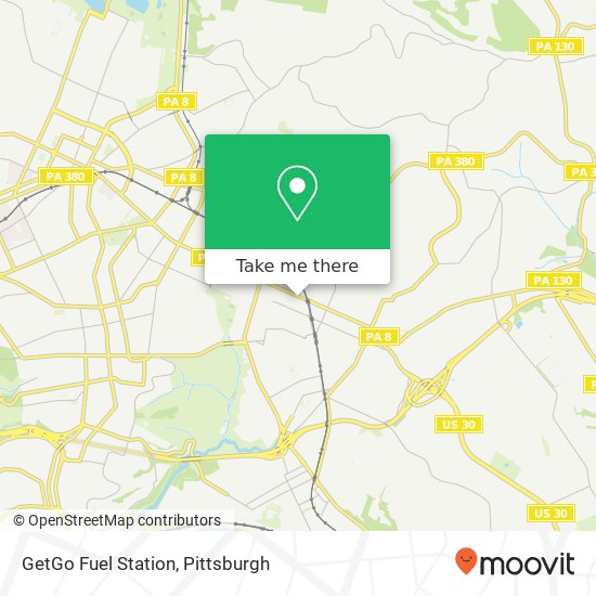 Mapa de GetGo Fuel Station