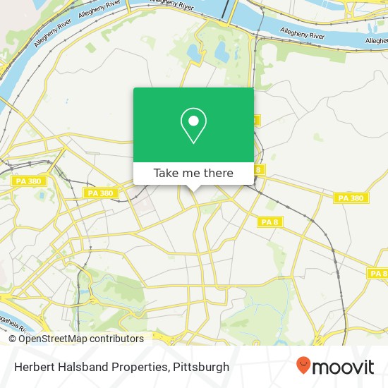 Herbert Halsband Properties map