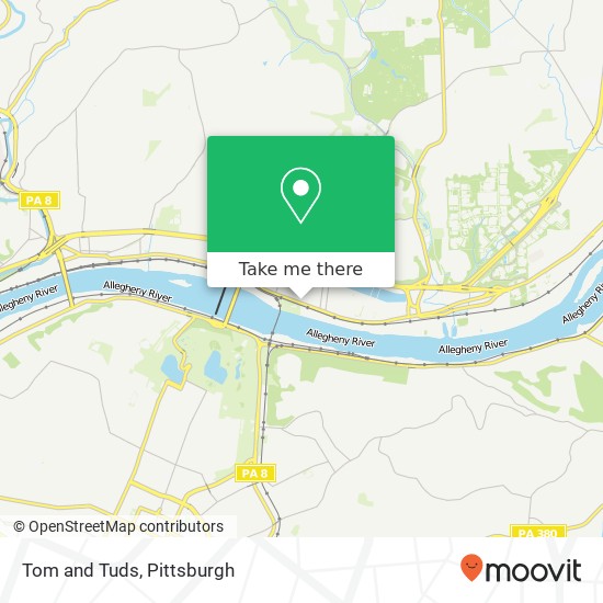 Tom and Tuds map