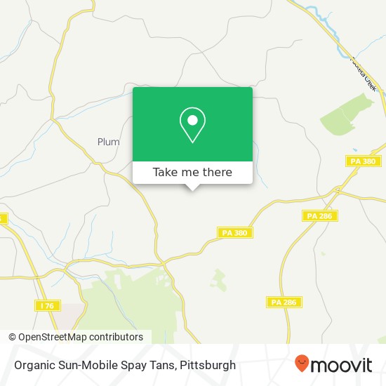 Mapa de Organic Sun-Mobile Spay Tans