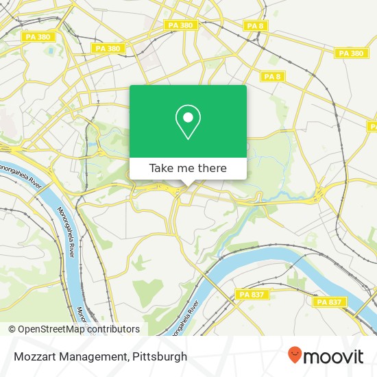 Mozzart Management map