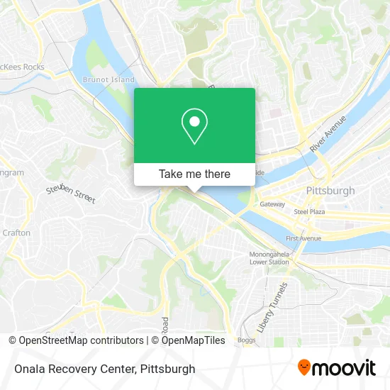 Onala Recovery Center map