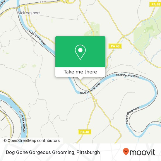 Dog Gone Gorgeous Grooming map