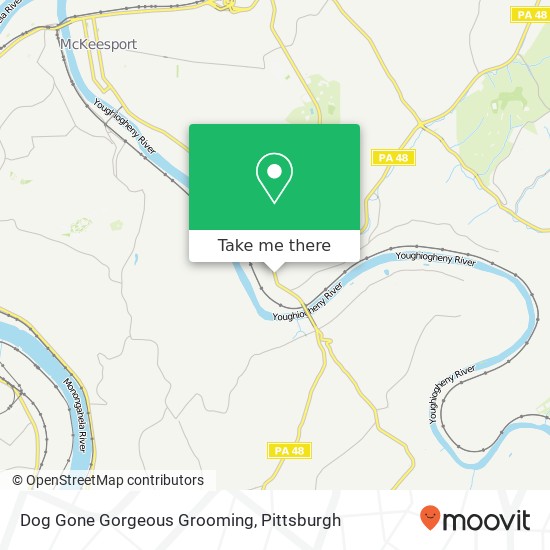 Mapa de Dog Gone Gorgeous Grooming