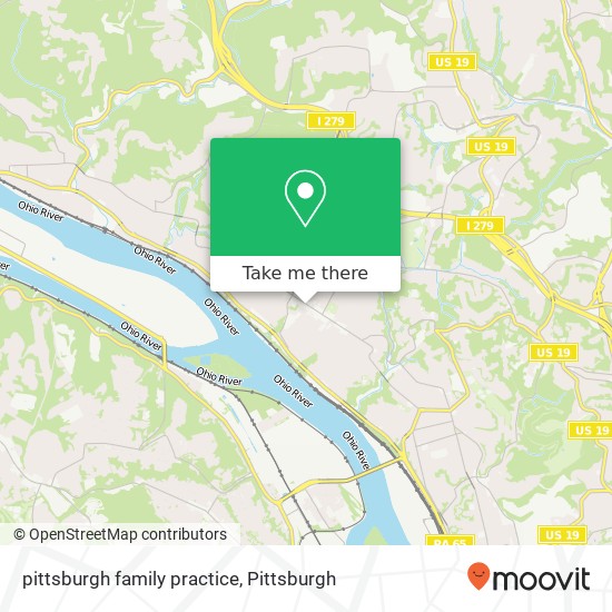 Mapa de pittsburgh family practice