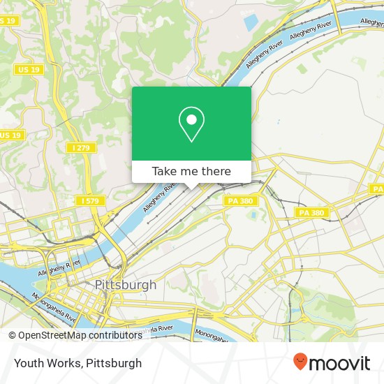 Mapa de Youth Works