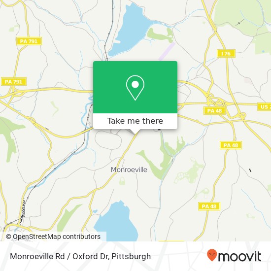 Mapa de Monroeville Rd / Oxford Dr