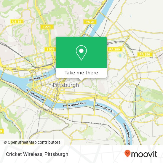 Cricket Wireless map